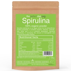 Spirulina - 100% pulbere BIO, antioxidant, anticancer